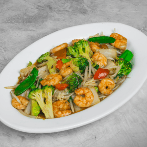 Langostino con Verduras