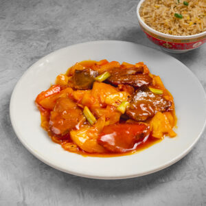 Cerdo con Tamarindo y Chaufa - Menú