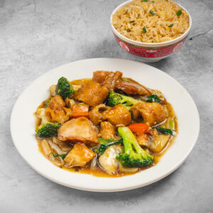 Enrollado Lun Fu Kay y Chaufa - Menú